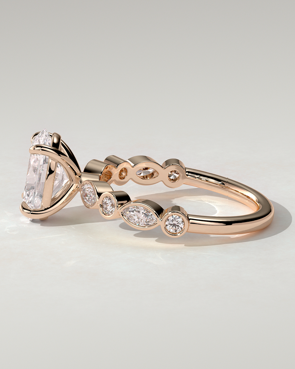 Rhiannon Solitaire Oval Ring