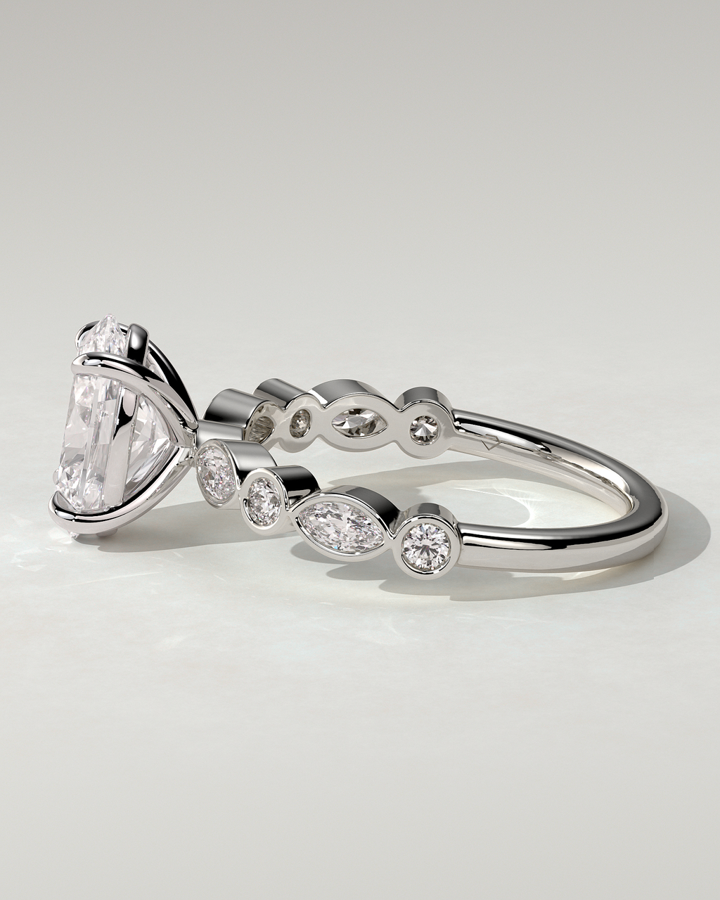 Rhiannon Solitaire Oval Ring