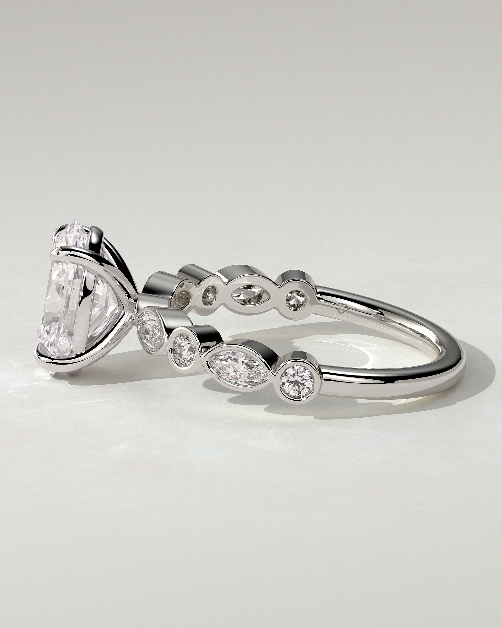 Rhiannon Solitaire Oval Ring