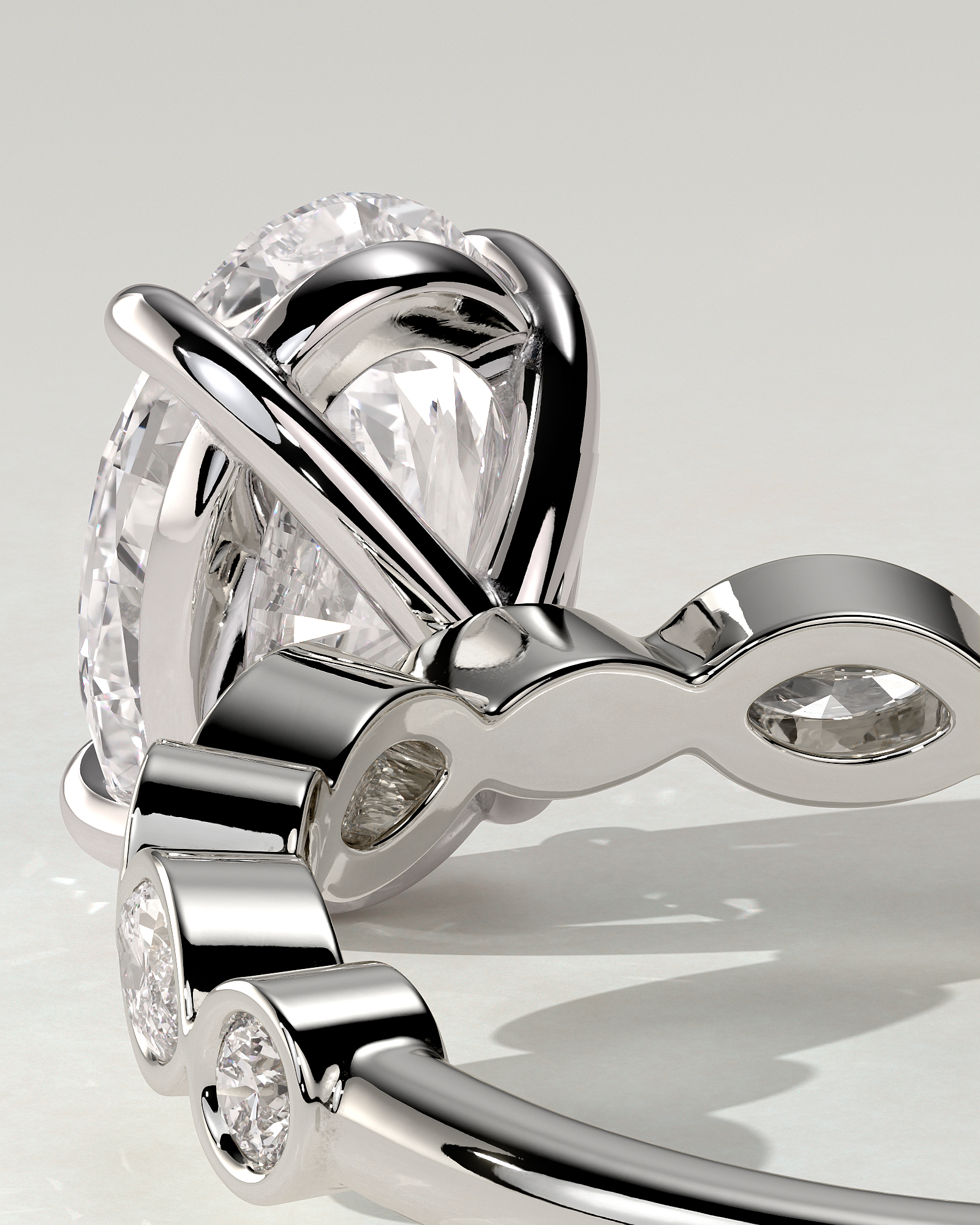 Rhiannon Solitaire Oval Ring