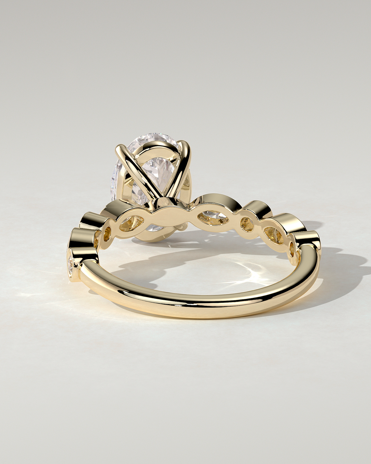 Rhiannon Solitaire Oval Ring