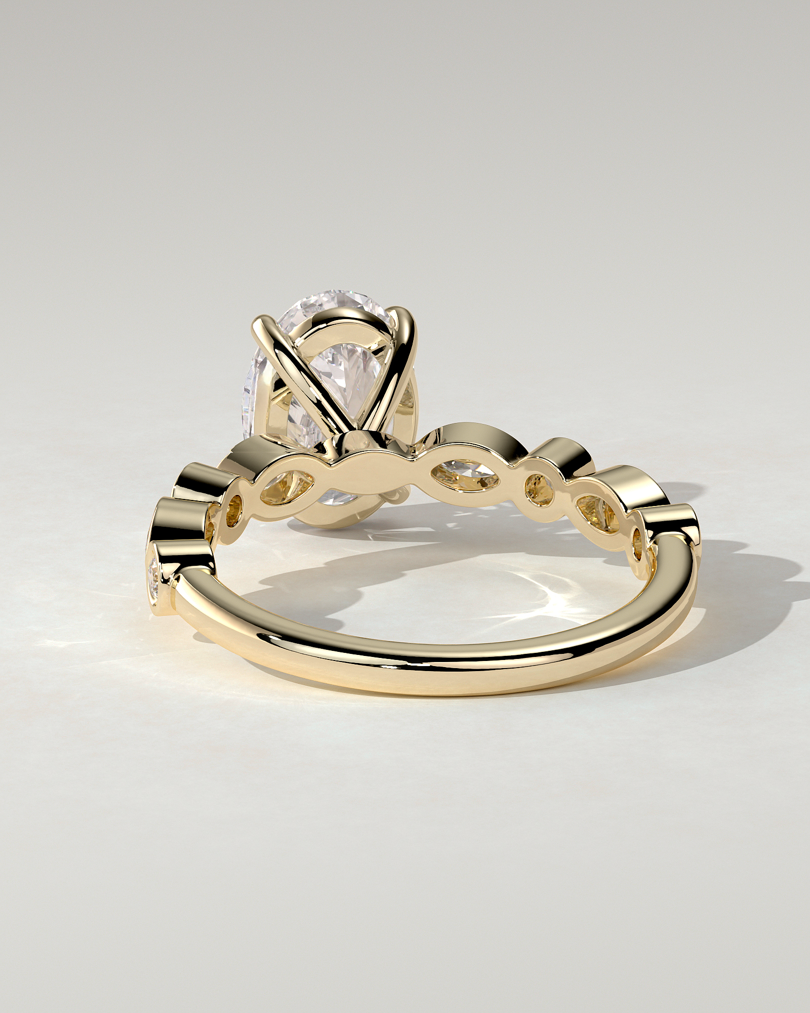 Rhiannon Solitaire Oval Ring