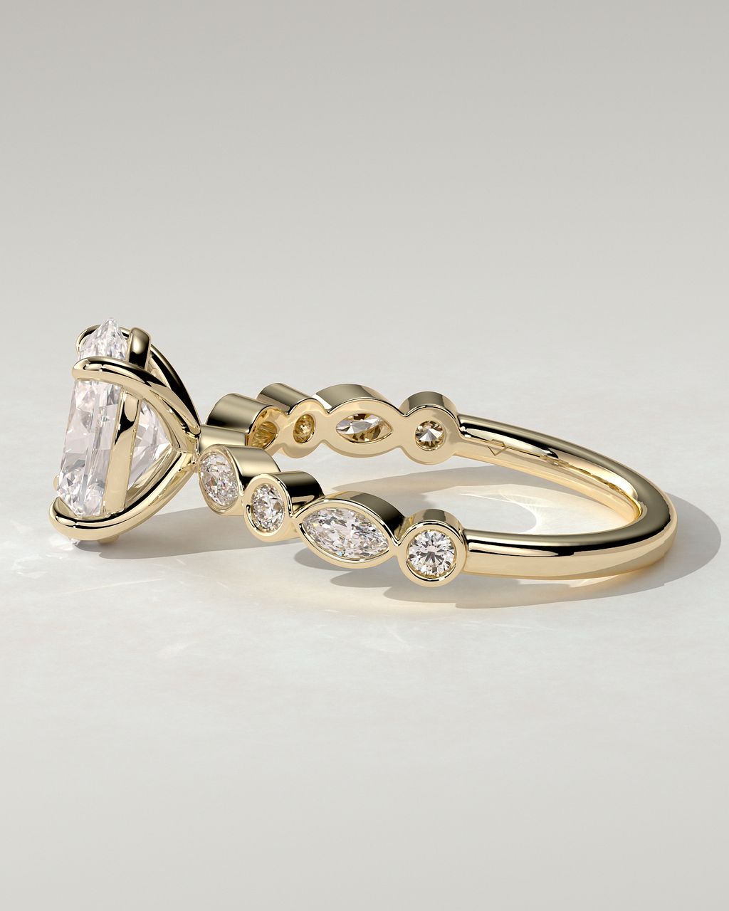 Rhiannon Solitaire Oval Ring