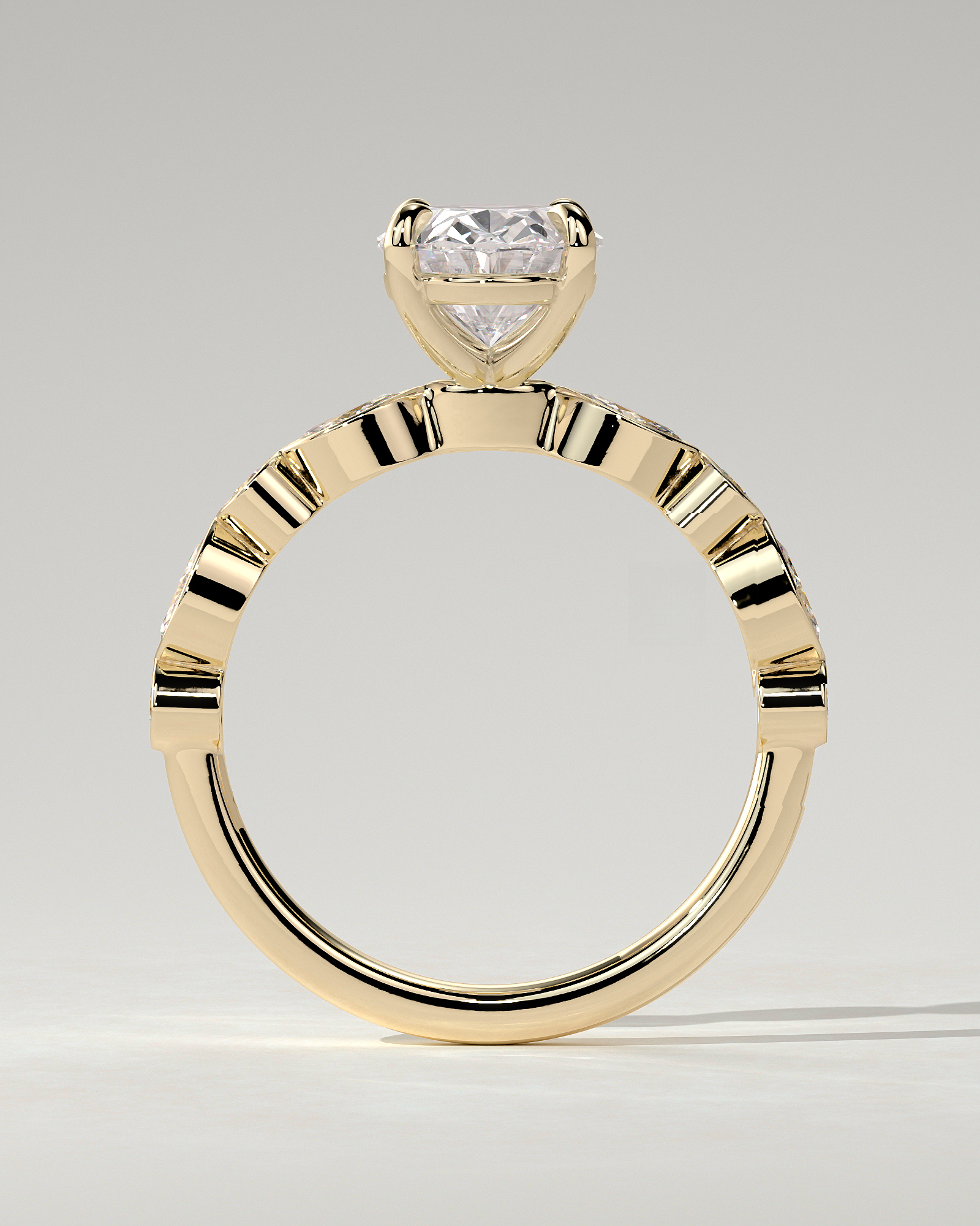 Rhiannon Solitaire Oval Ring