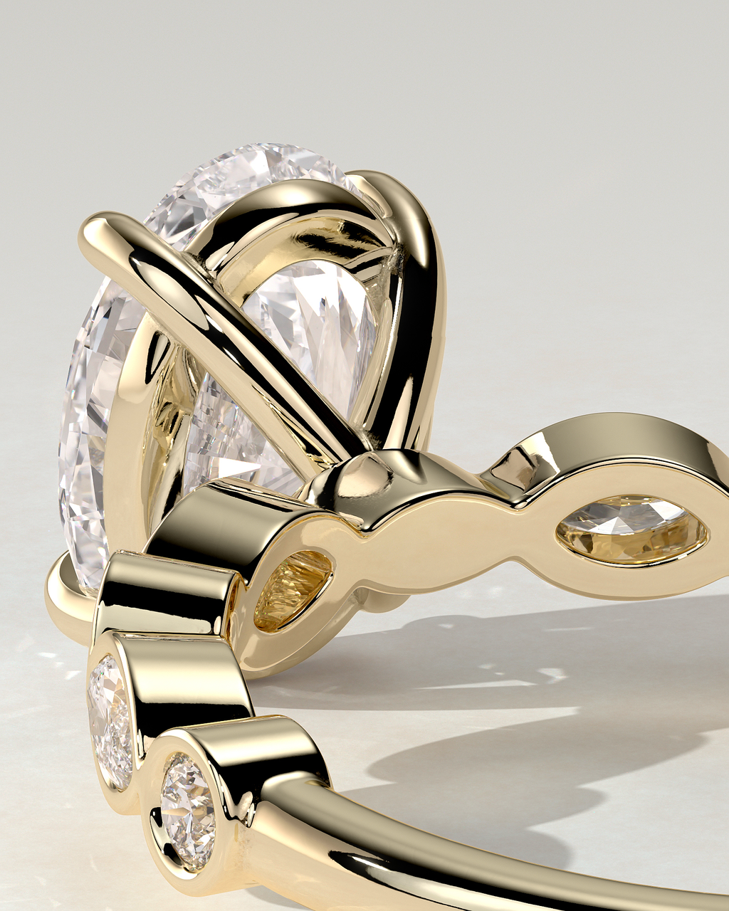 Rhiannon Solitaire Oval Ring