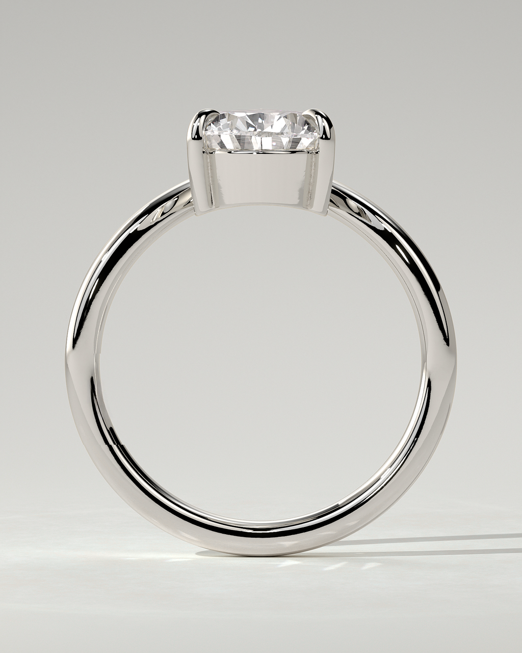 Riley Solitaire Pear Ring