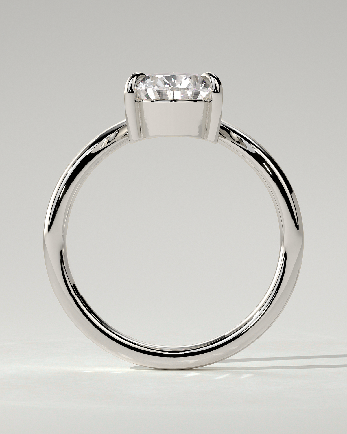Riley Solitaire Pear Ring