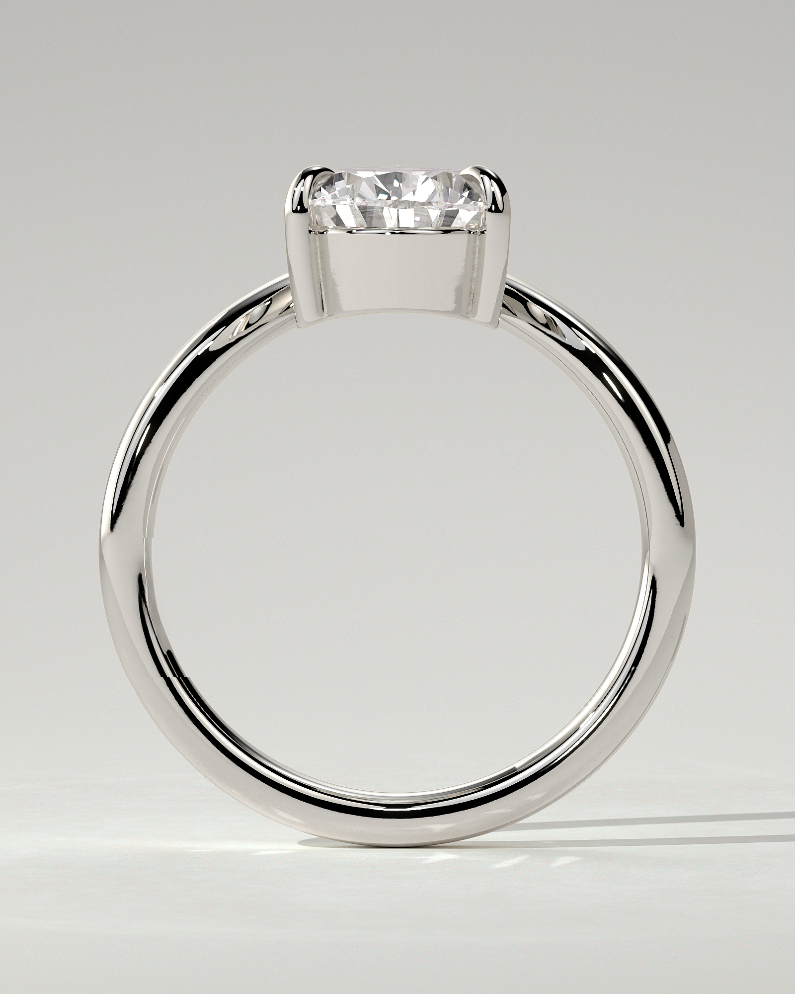 Riley Solitaire Pear Ring