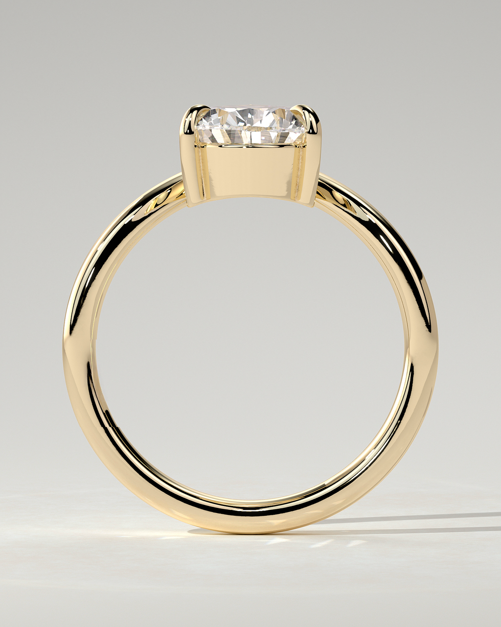 Riley Solitaire Pear Ring
