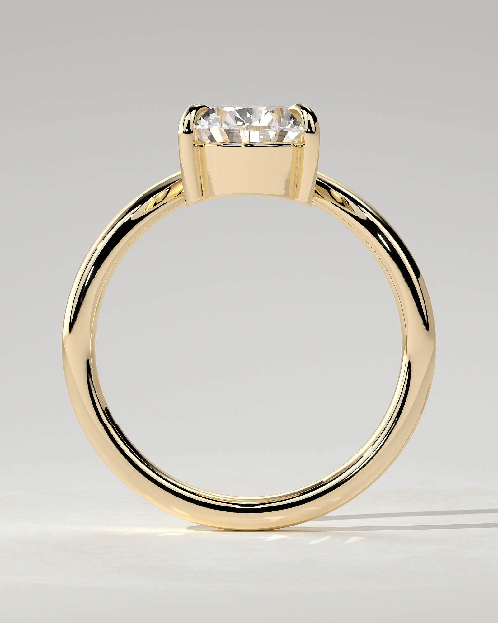 Riley Solitaire Pear Ring