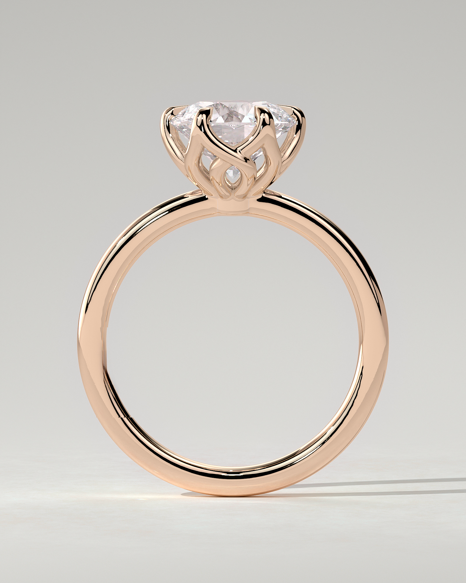 Rita Solitaire Round Ring