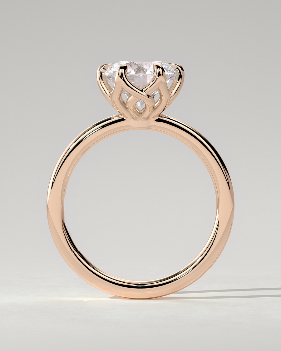 Rita Solitaire Round Ring