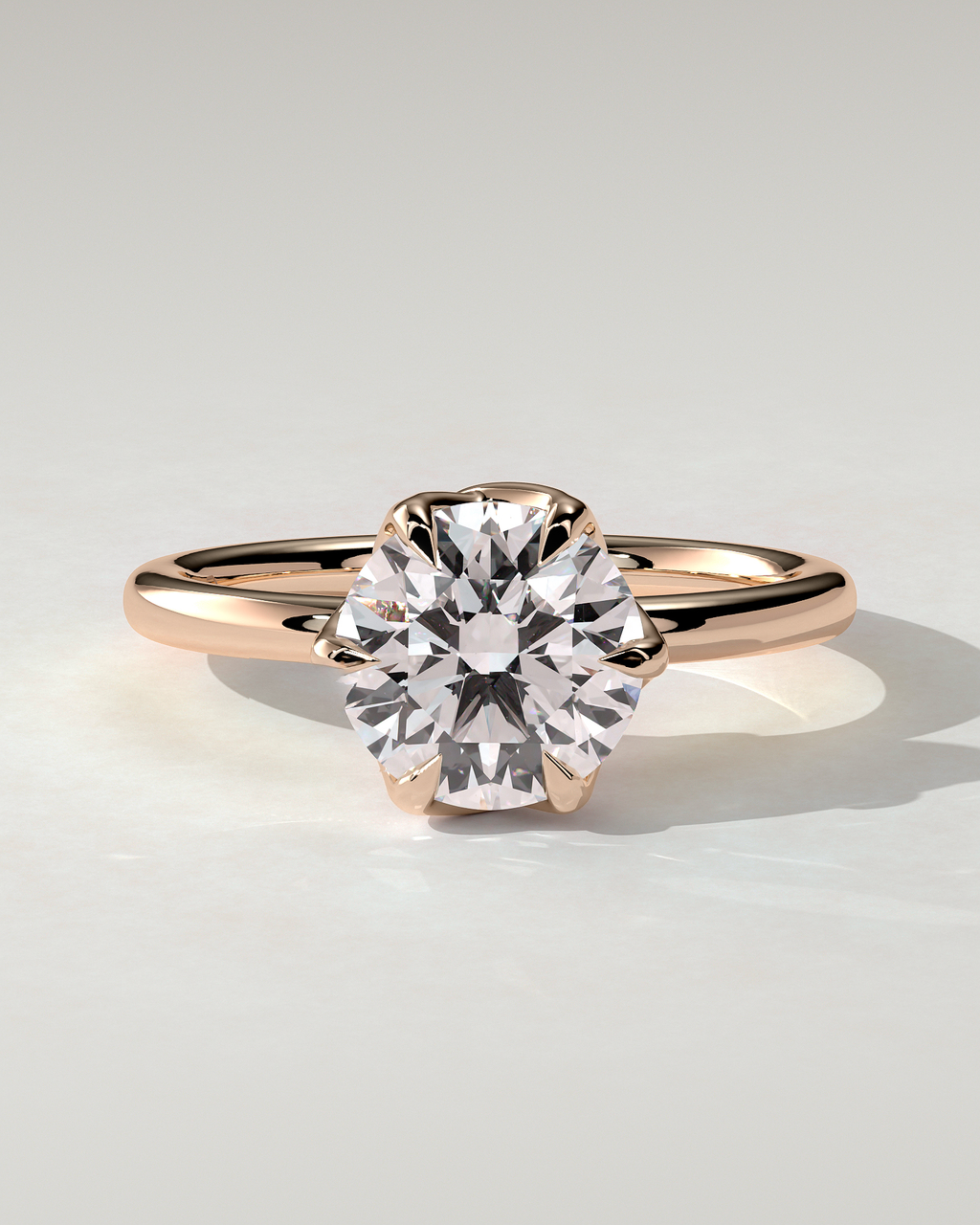 Rita Solitaire Round Ring