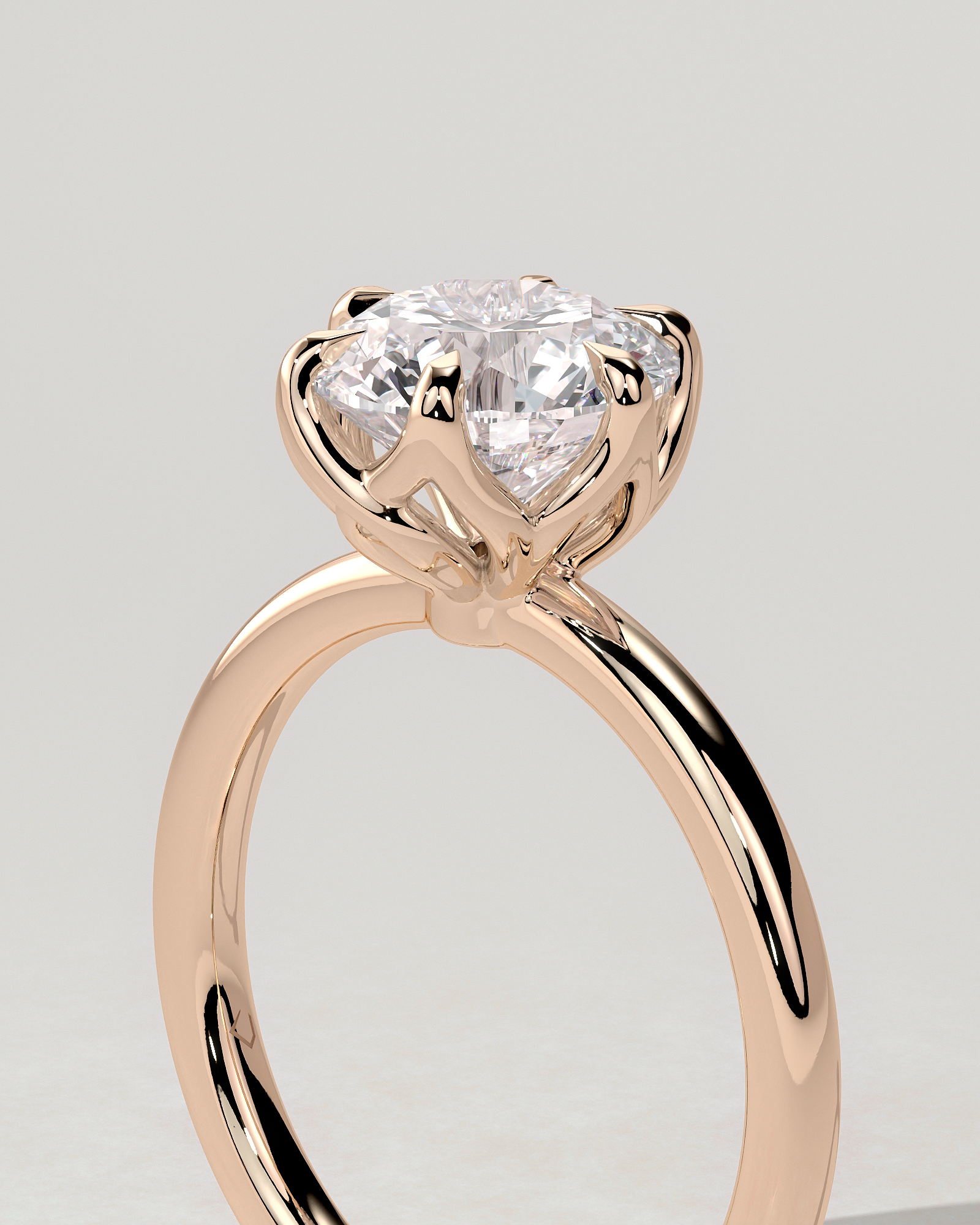 Rita Solitaire Round Ring