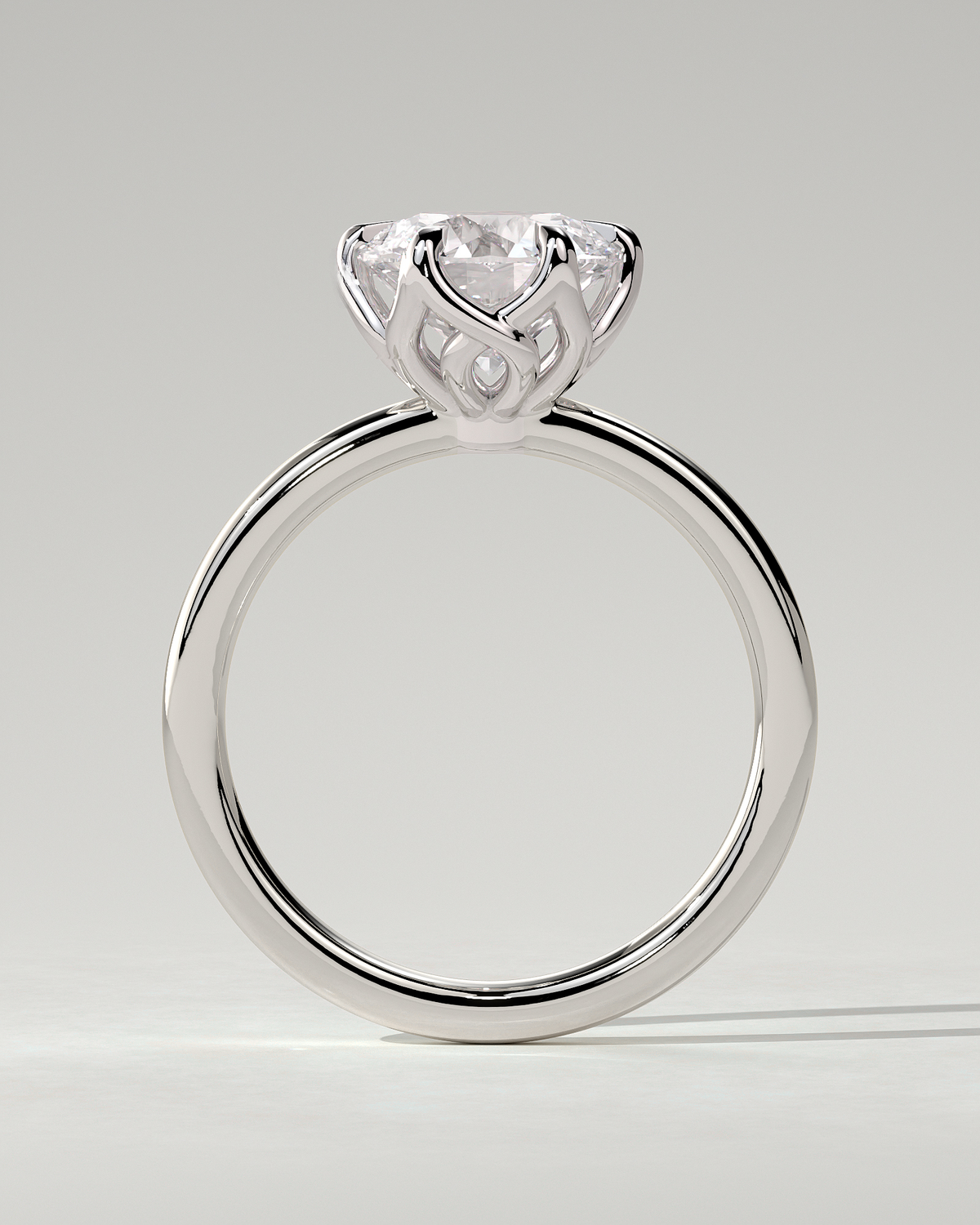 Rita Solitaire Round Ring