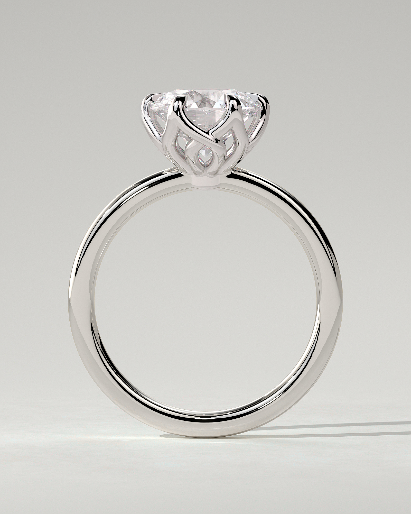 Rita Solitaire Round Ring