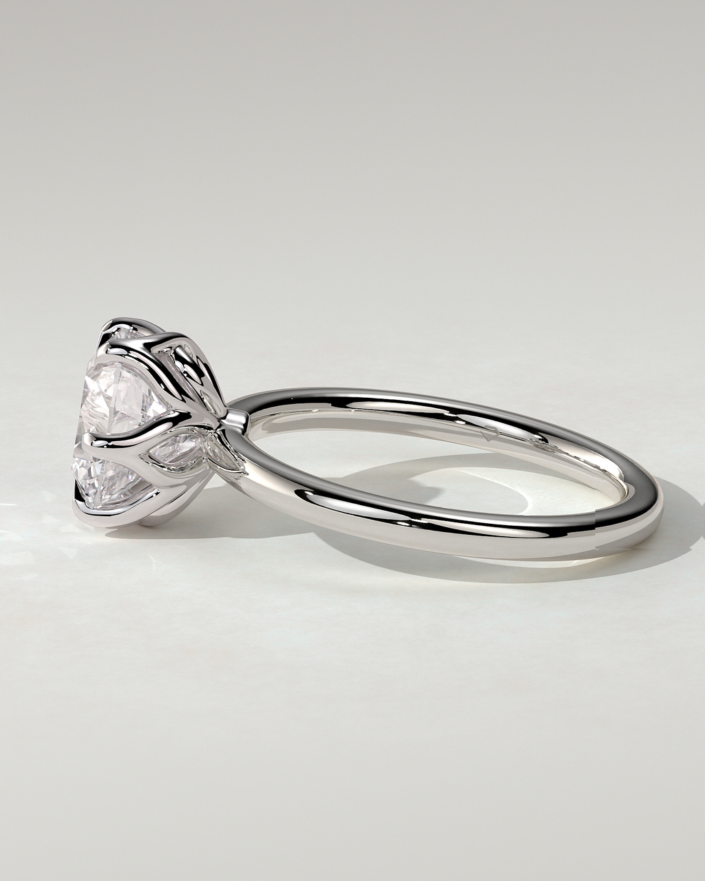 Rita Solitaire Round Ring