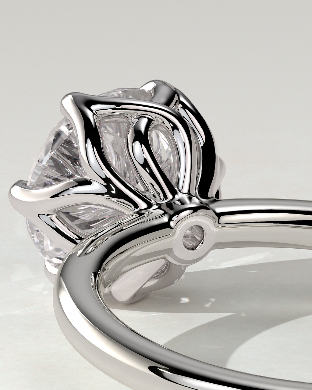 Rita Solitaire Round Ring
