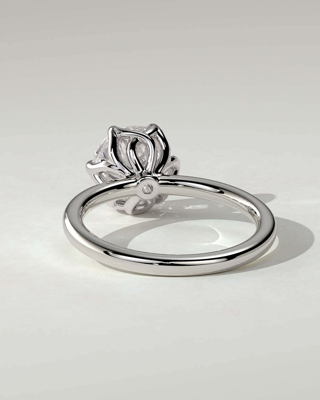 Rita Solitaire Round Ring