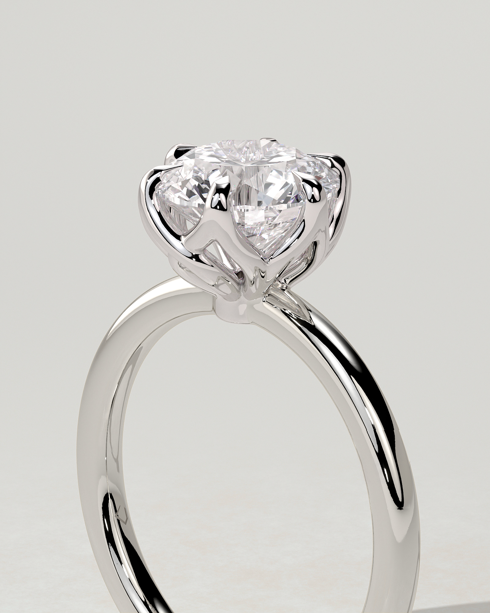 Rita Solitaire Round Ring
