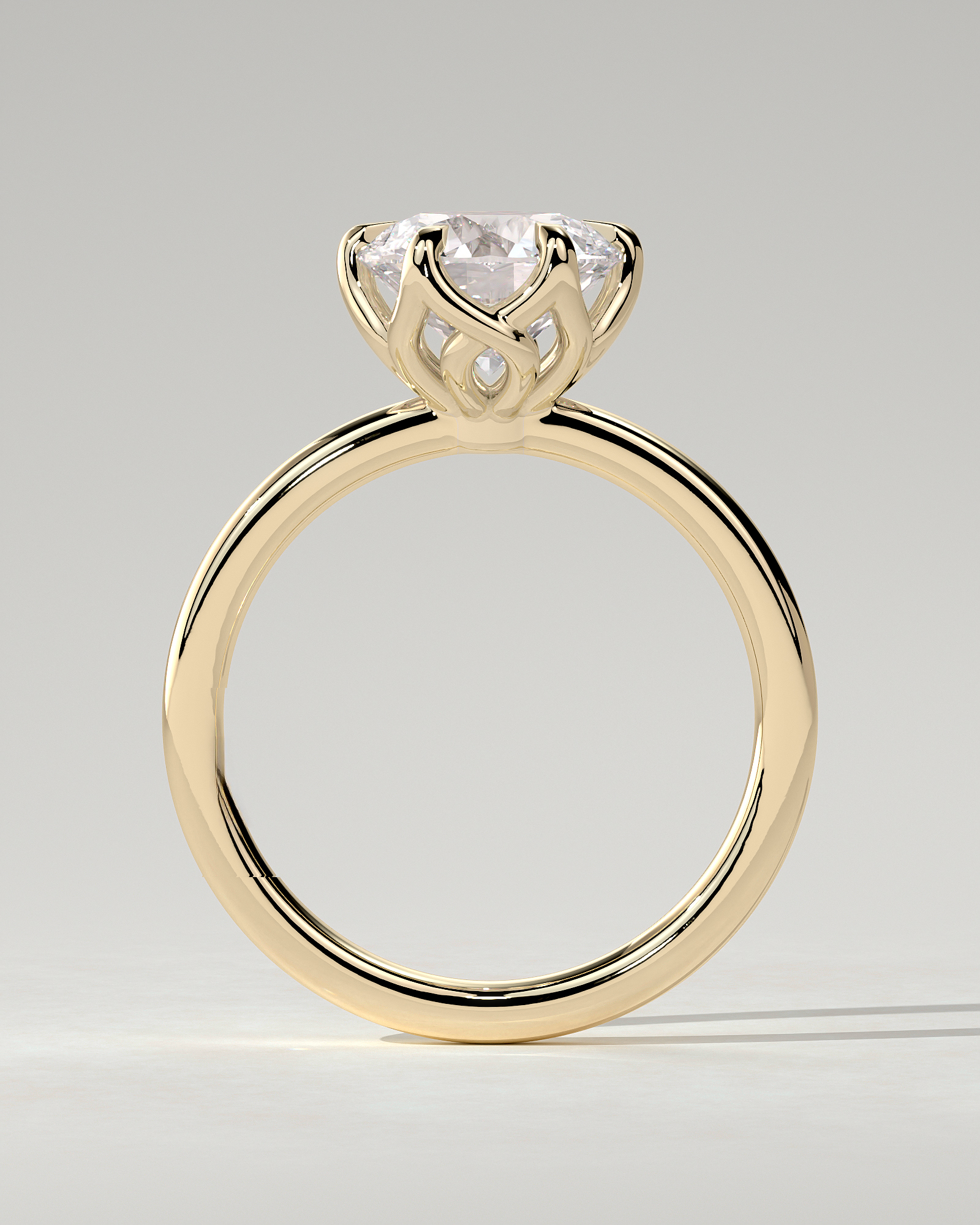 Rita Solitaire Round Ring