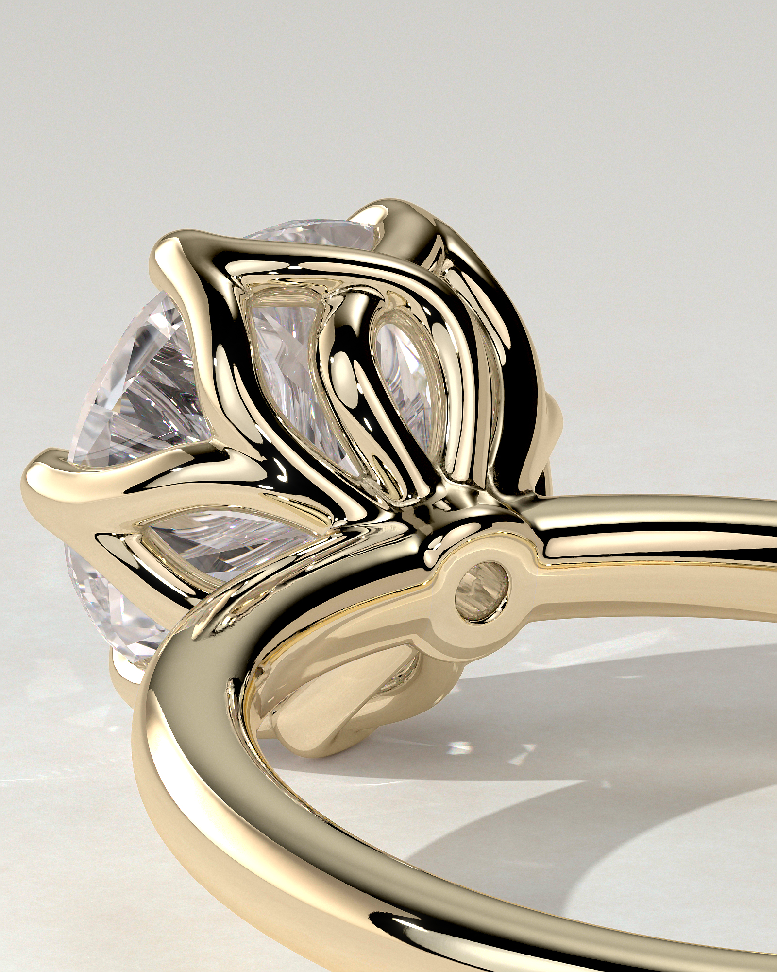 Rita Solitaire Round Ring