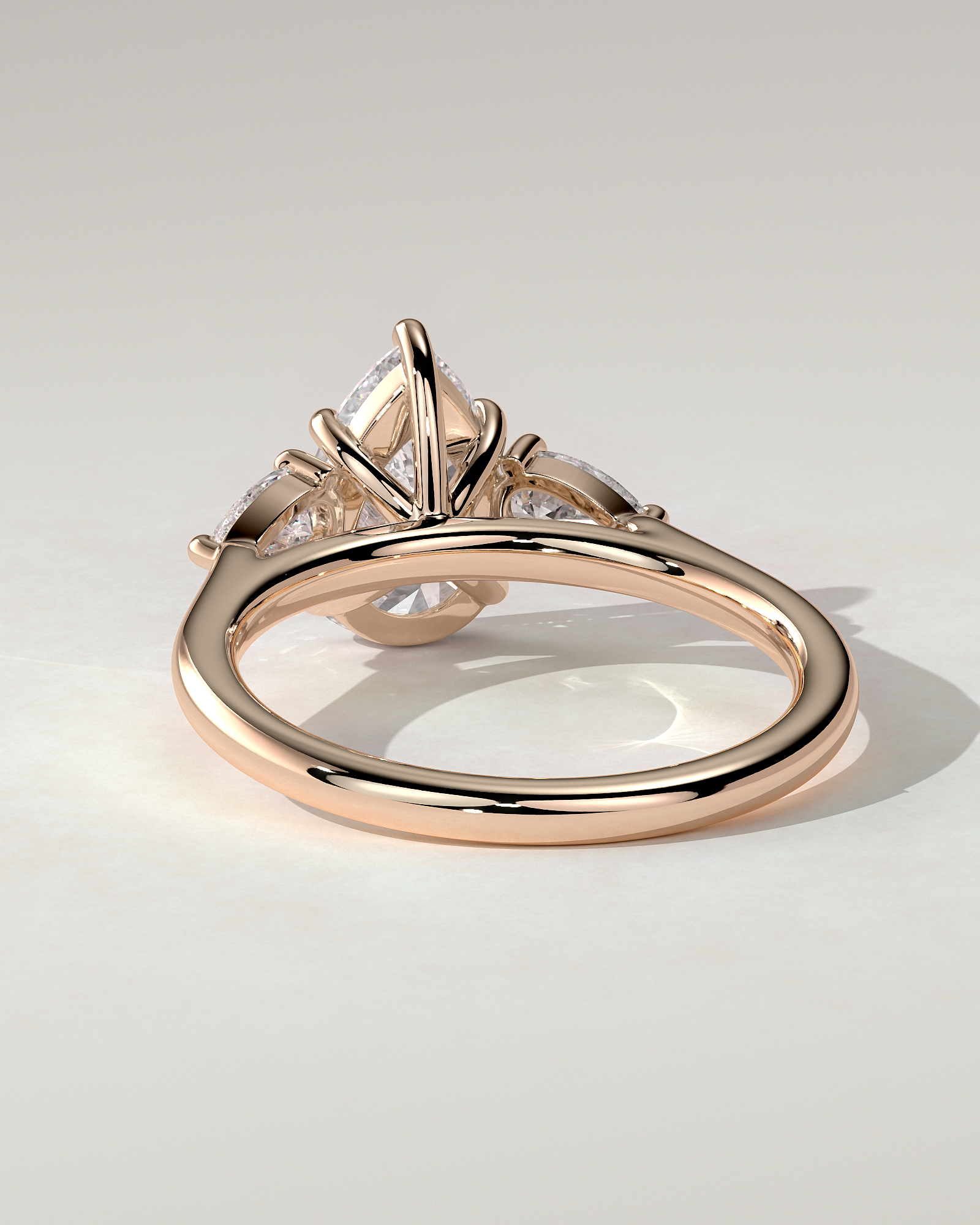 Rosalia Trilogy Pear Ring