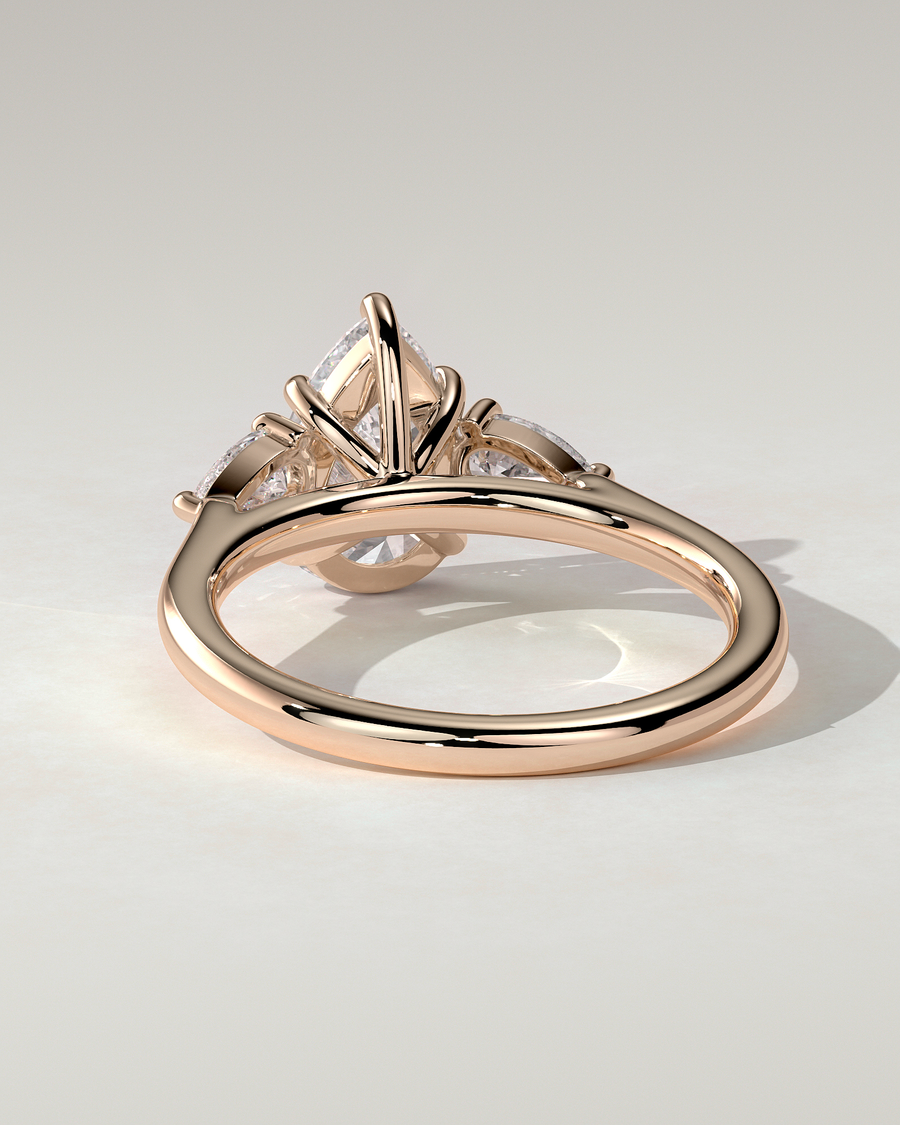 Rosalia Trilogy Pear Ring