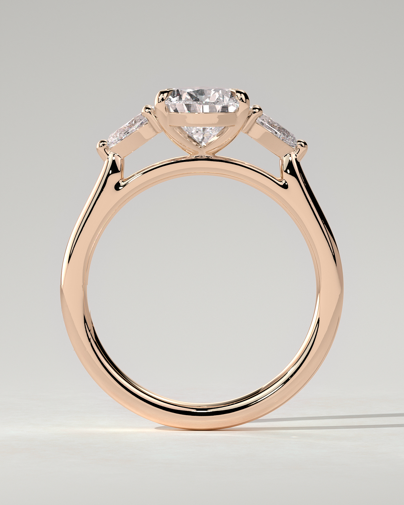 Rosalia Trilogy Pear Ring