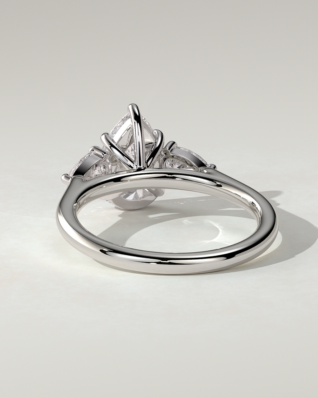 Rosalia Trilogy Pear Ring