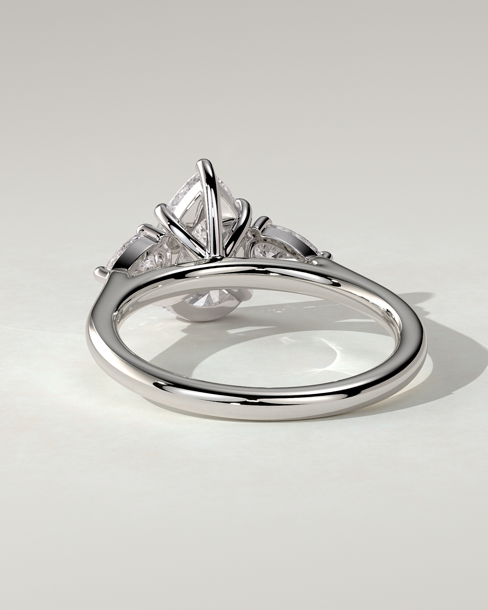 Rosalia Trilogy Pear Ring