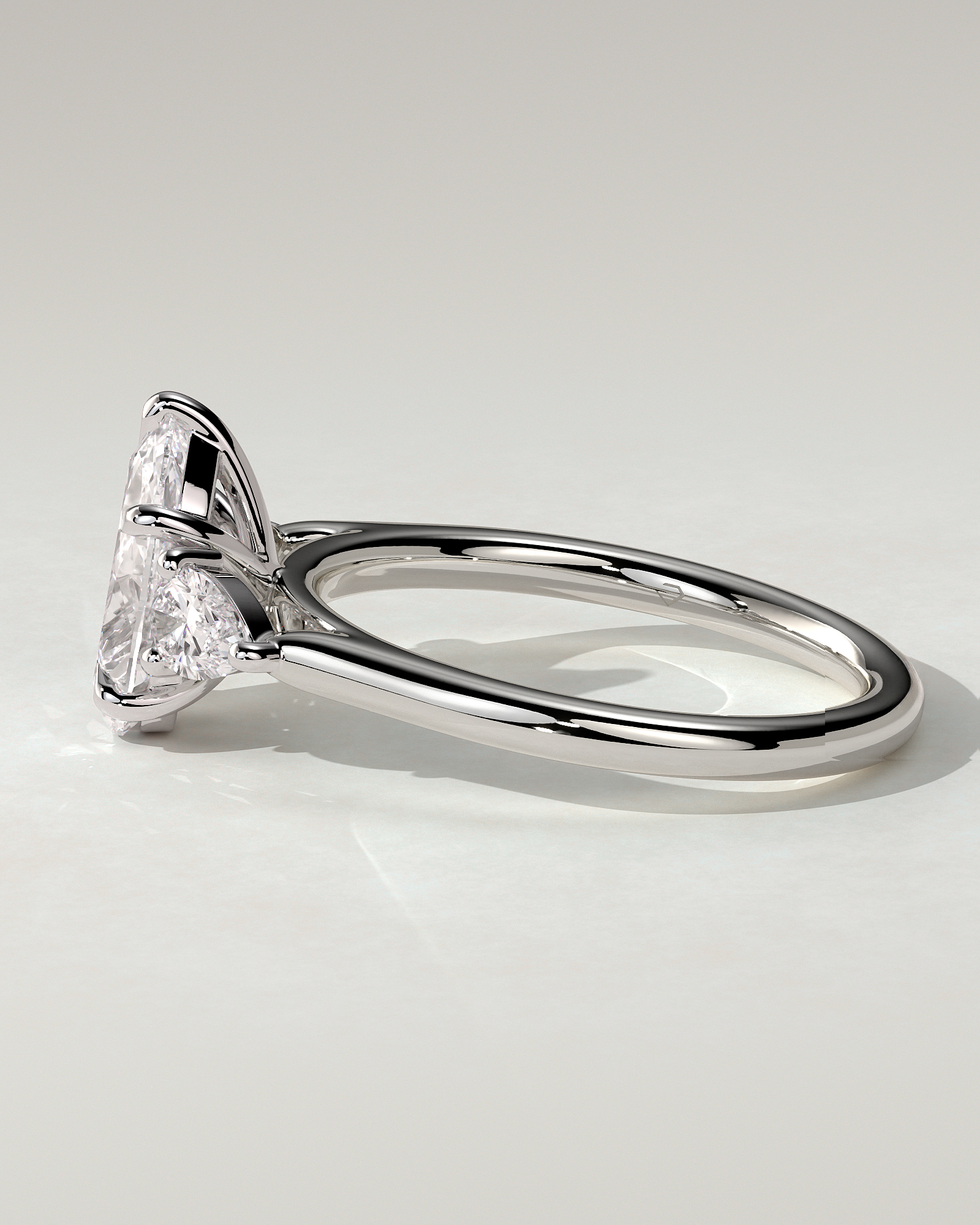 Rosalia Trilogy Pear Ring