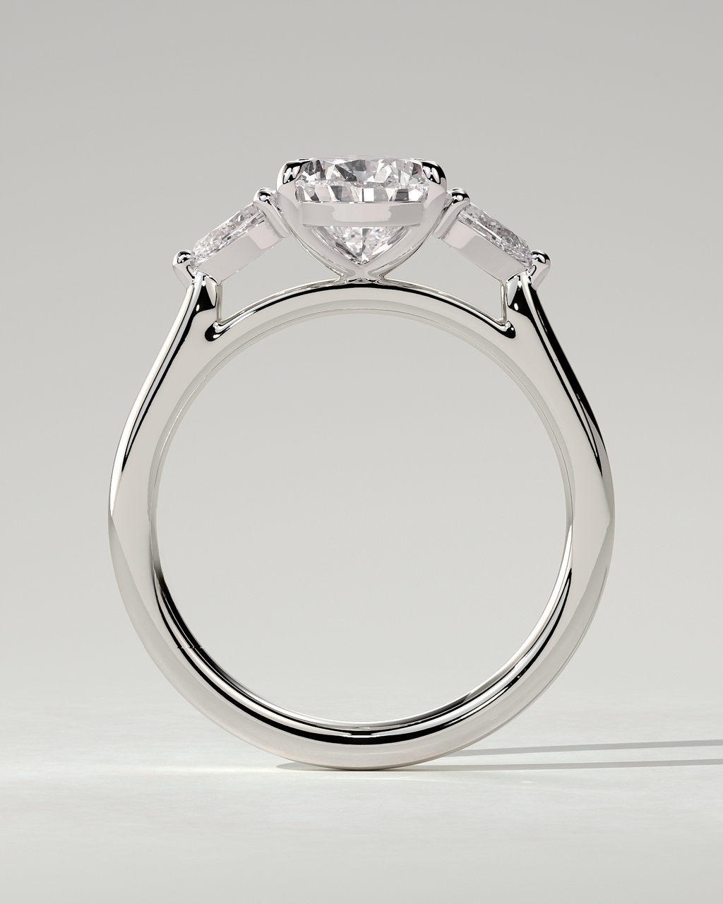 Rosalia Trilogy Pear Ring