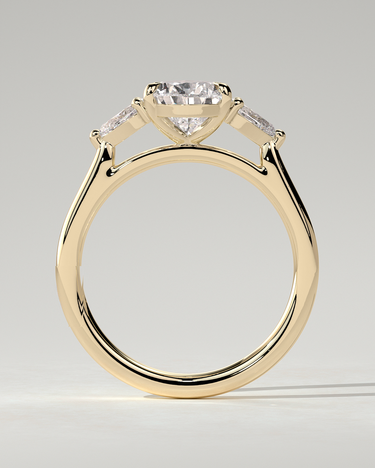 Rosalia Trilogy Pear Ring
