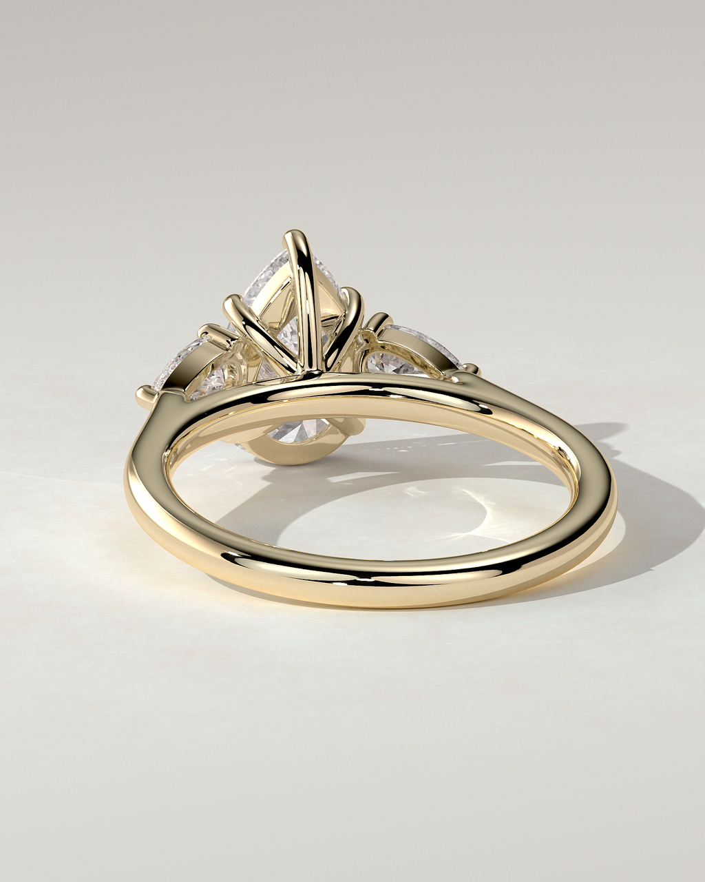 Rosalia Trilogy Pear Ring