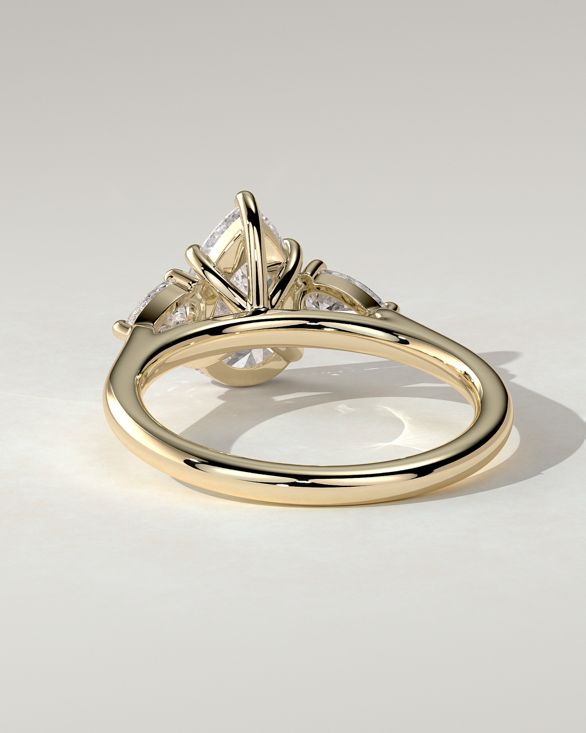 Rosalia Trilogy Pear Ring