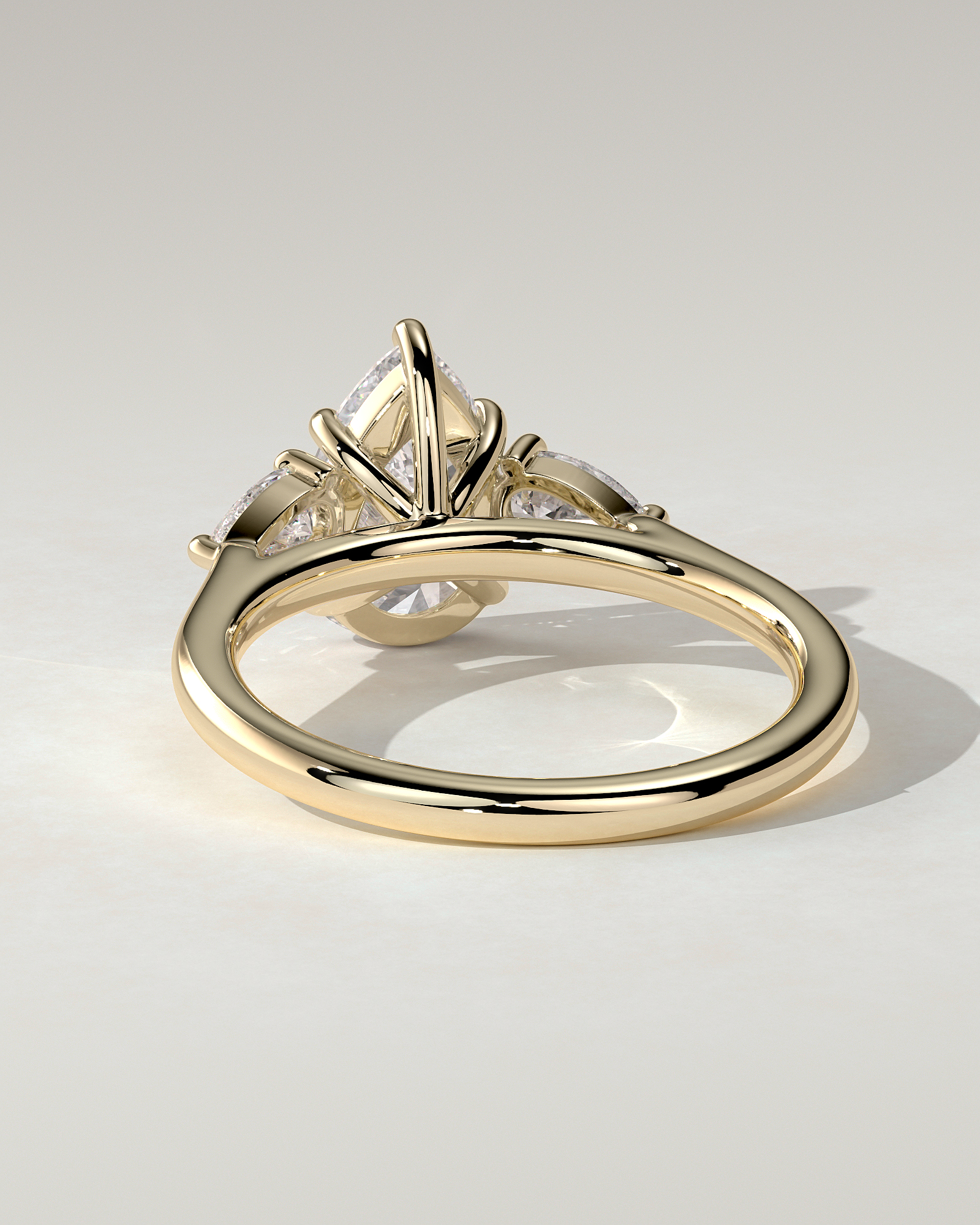 Rosalia Trilogy Pear Ring