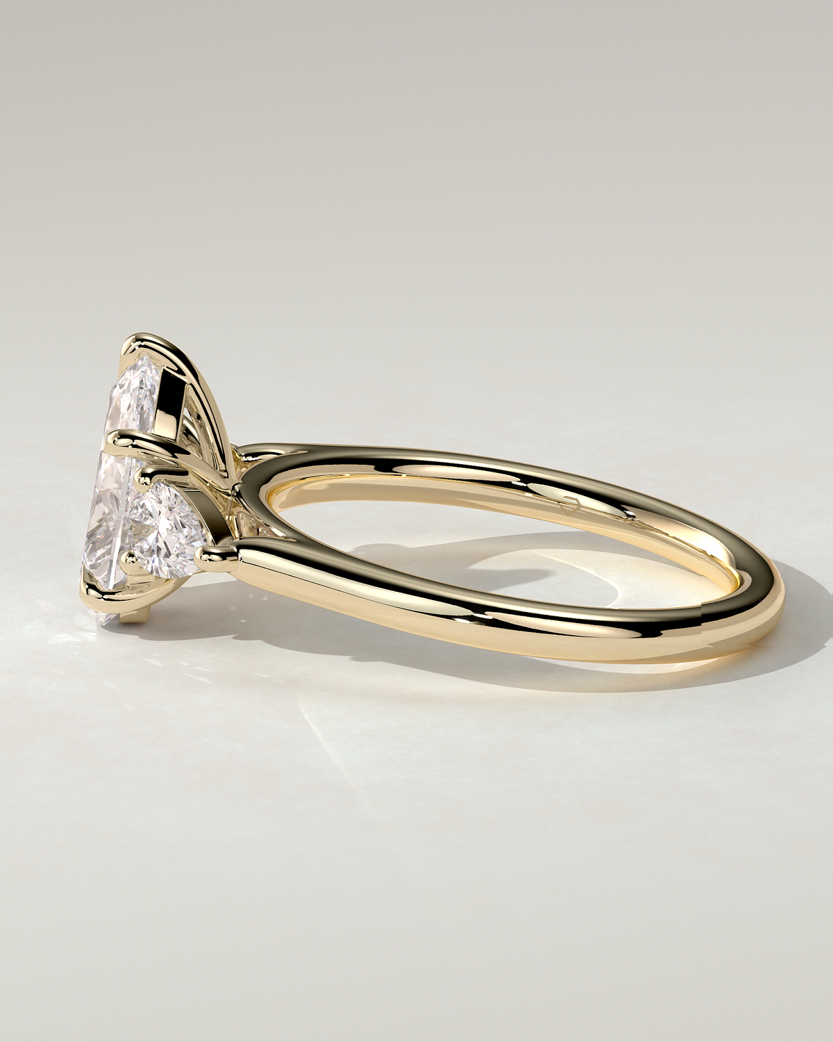 Rosalia Trilogy Pear Ring