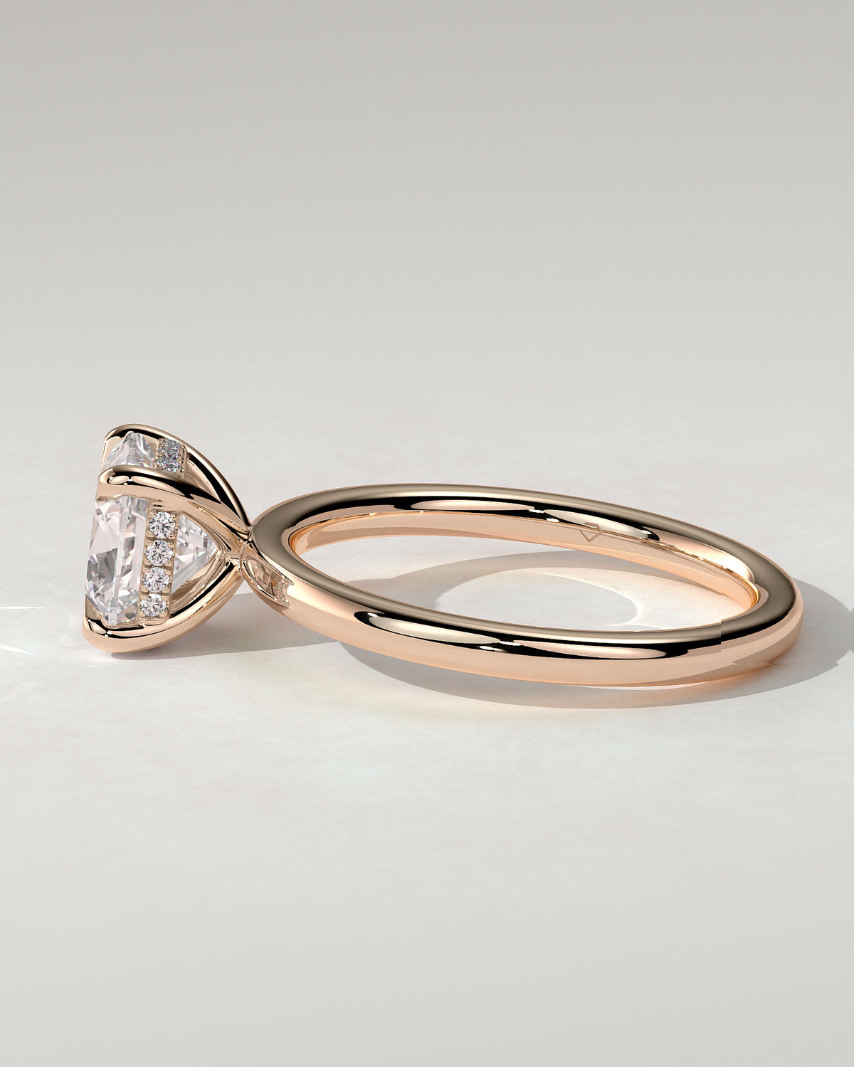 Rosie Solitaire Cushion Ring