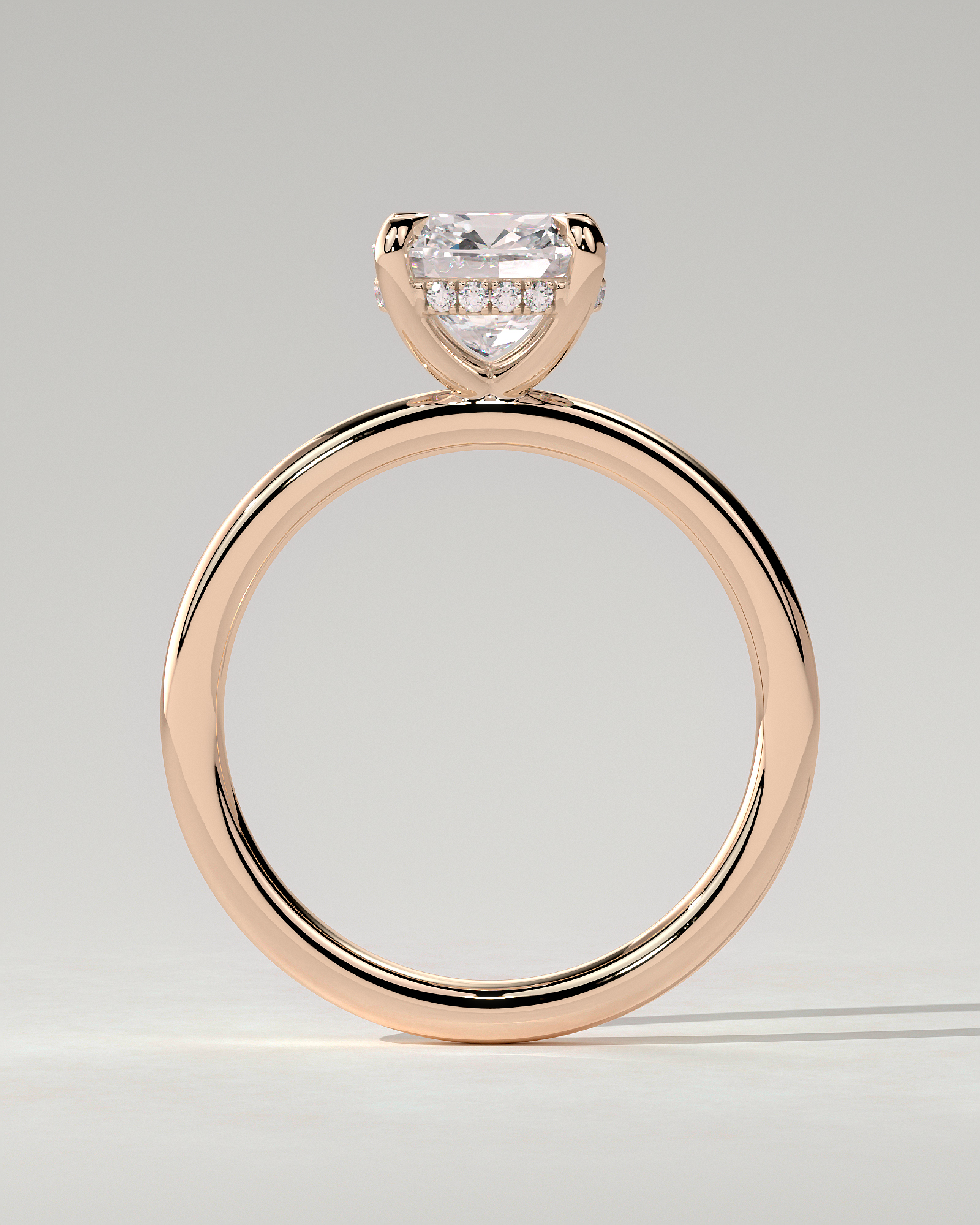 Rosie Solitaire Cushion Ring