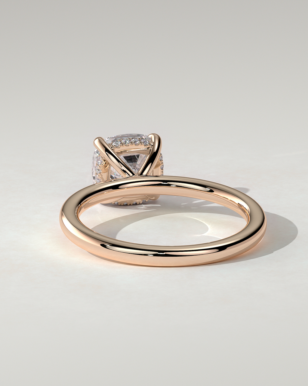 Rosie Solitaire Cushion Ring