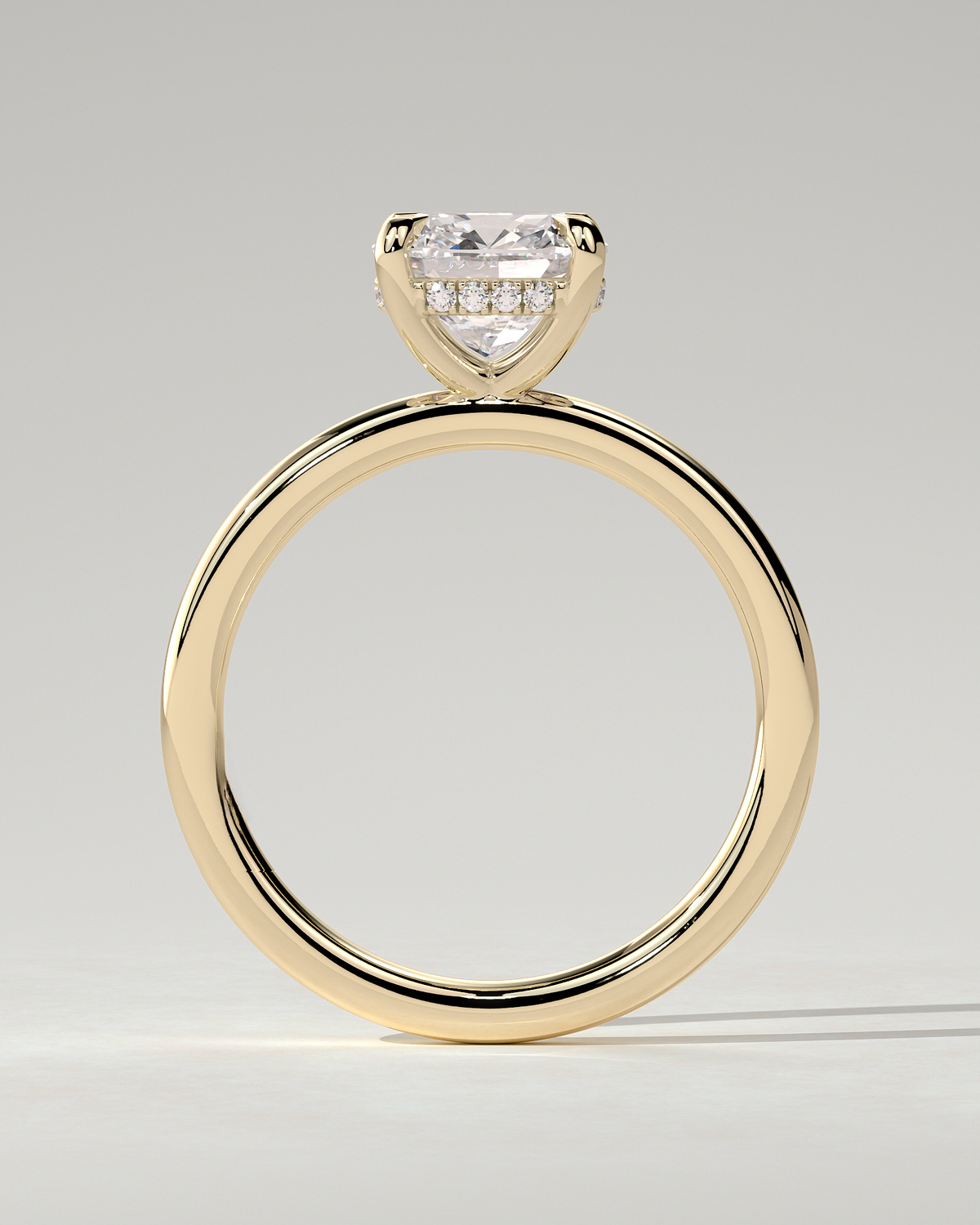 Rosie Solitaire Cushion Ring