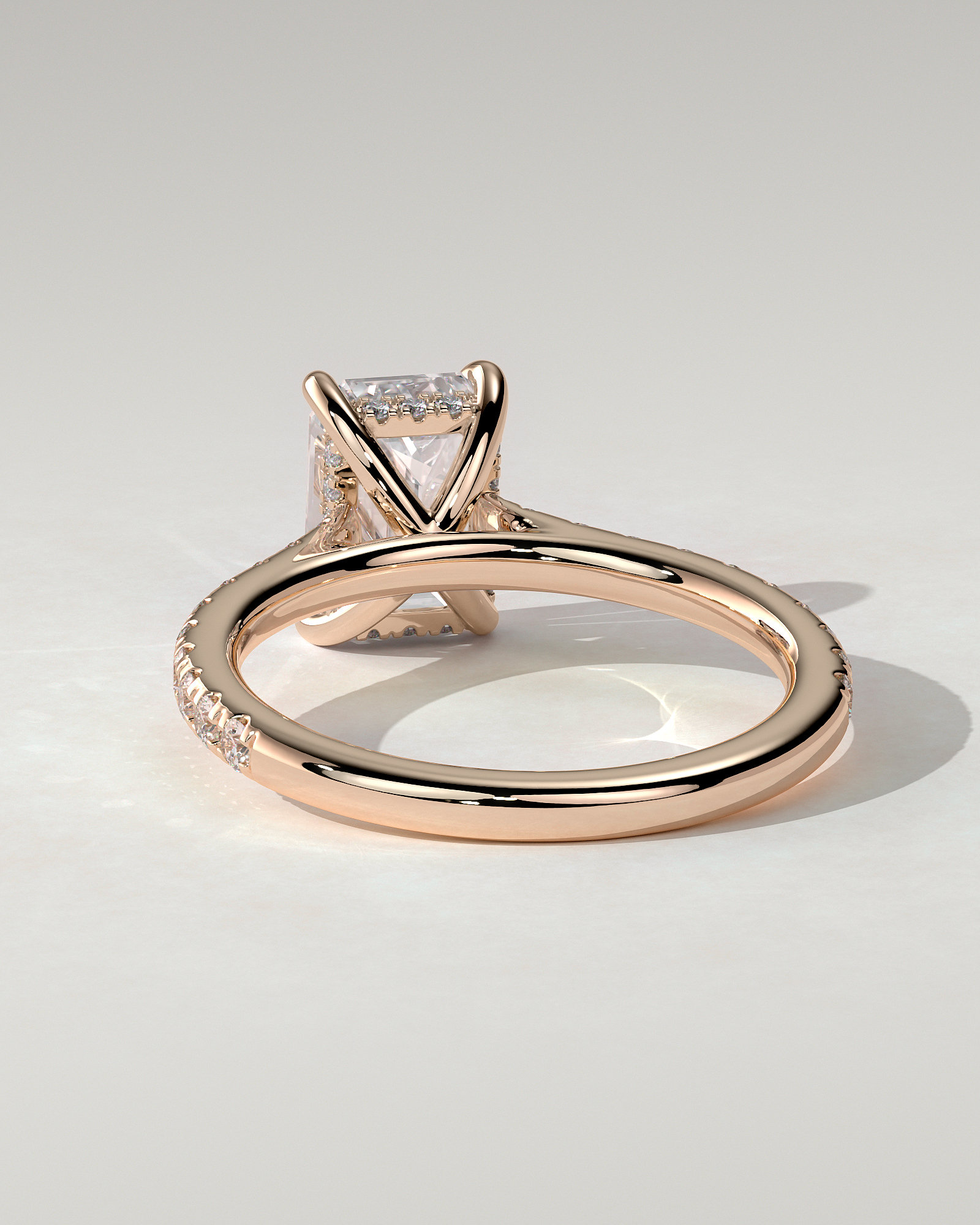 Rowena Solitaire Emerald Ring