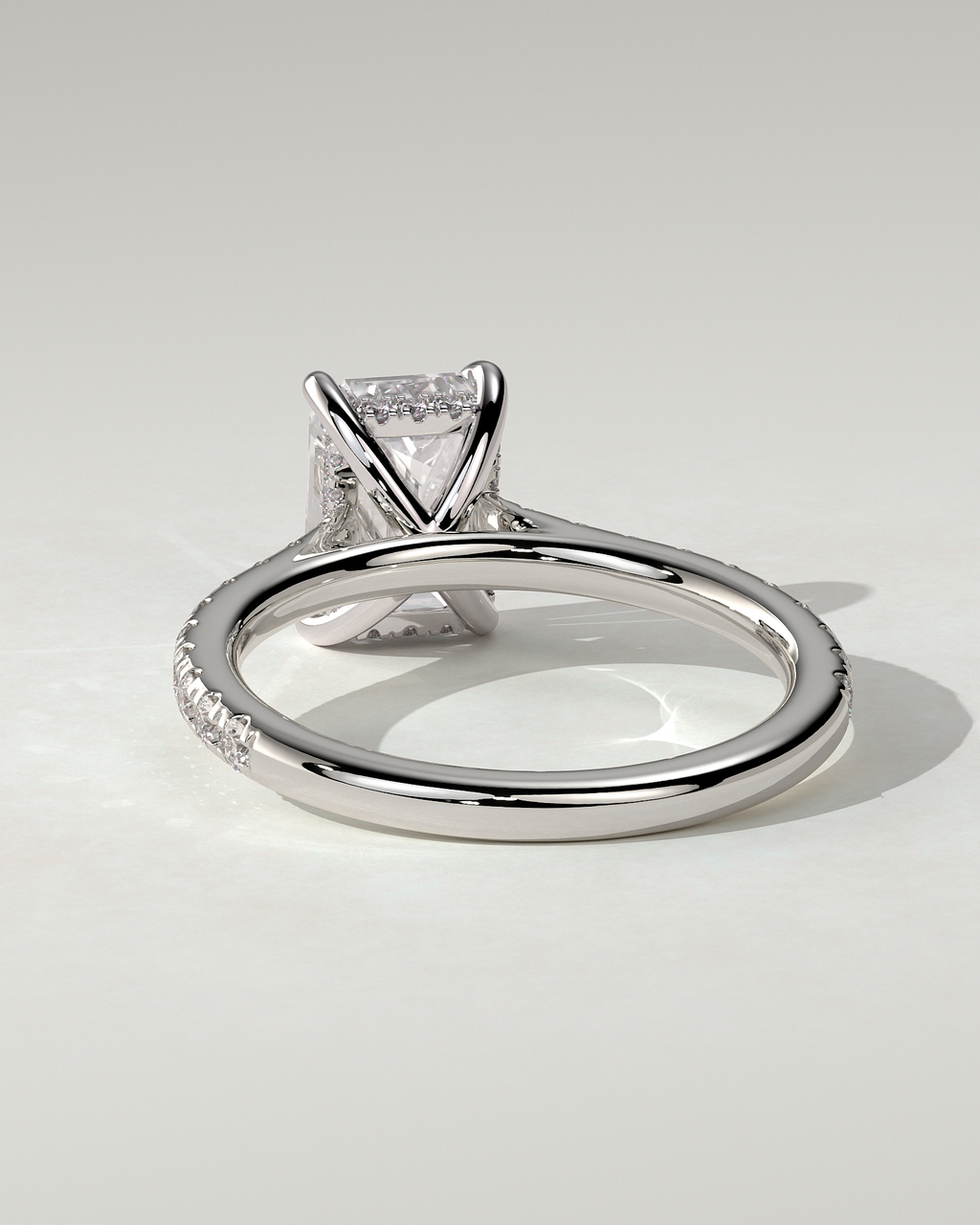 Rowena Solitaire Emerald Ring