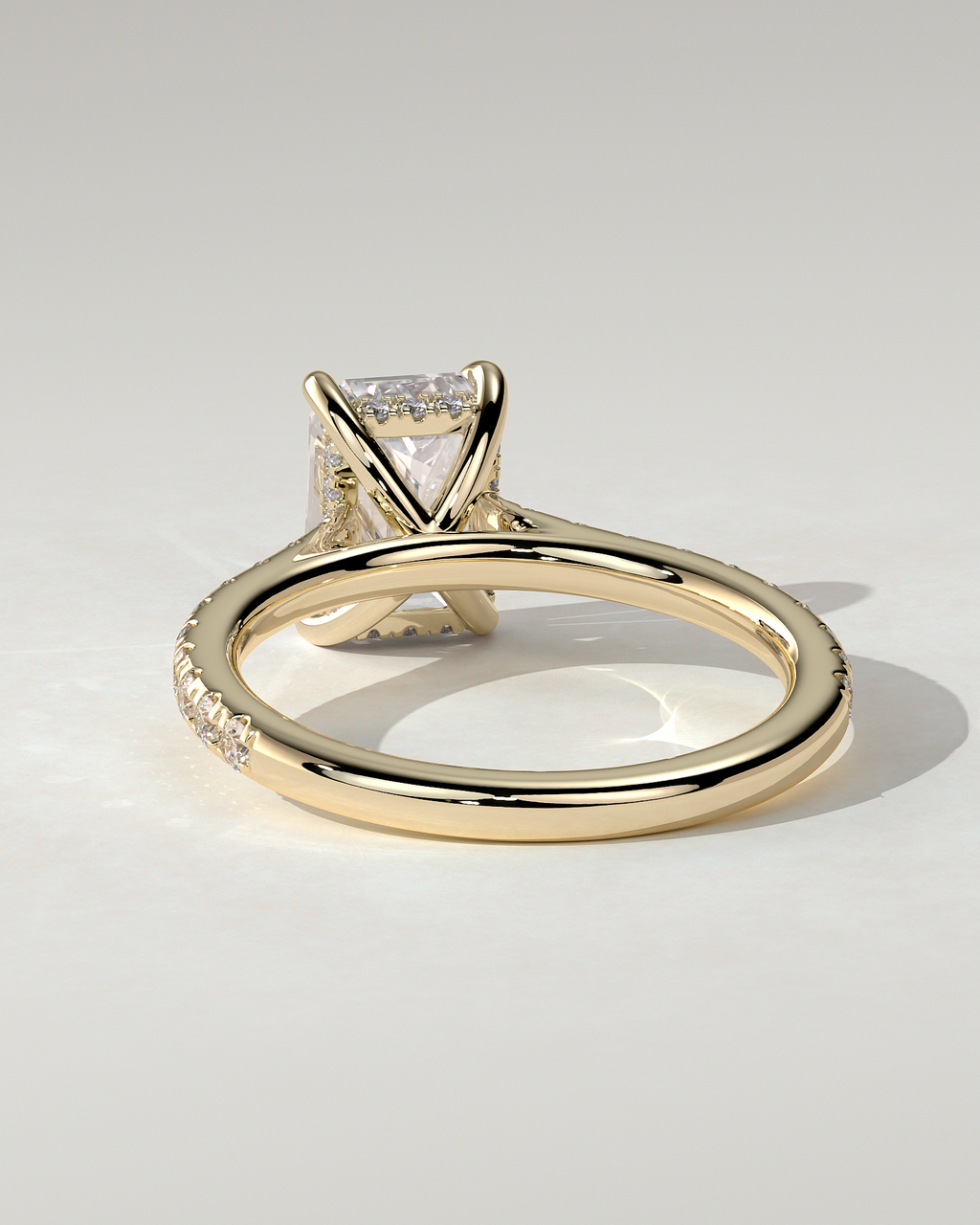 Rowena Solitaire Emerald Ring