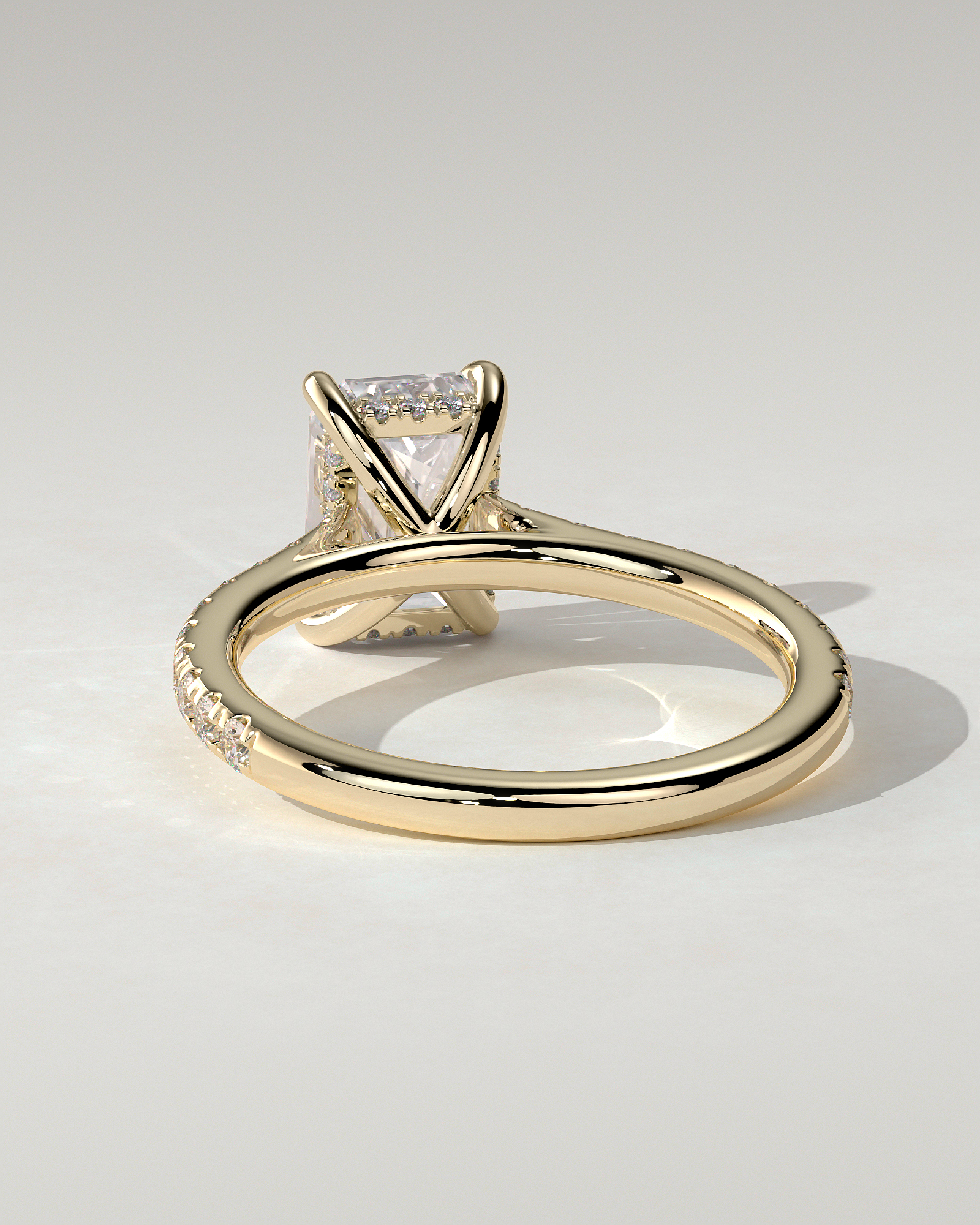 Rowena Solitaire Emerald Ring