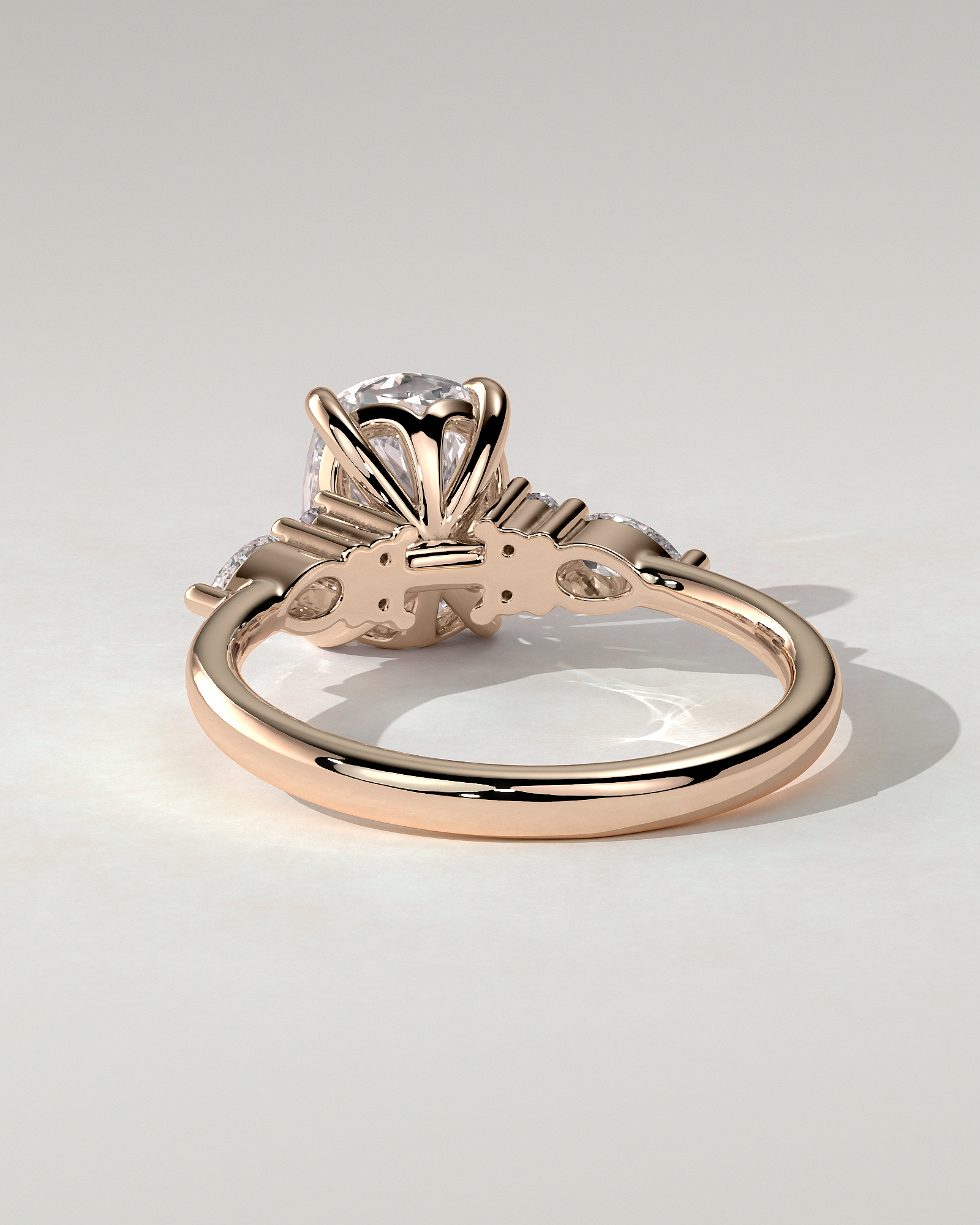 Sadie Trilogy Cushion Ring