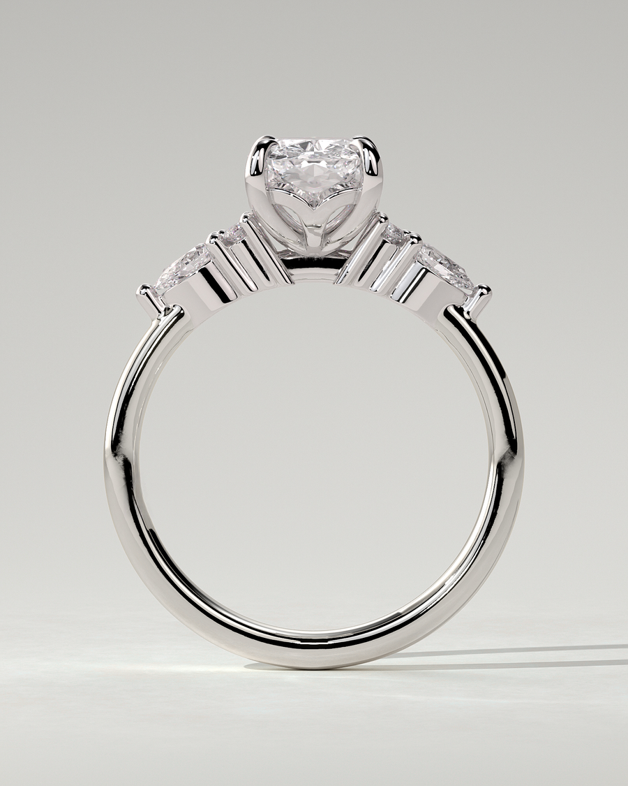 Sadie Trilogy Cushion Ring