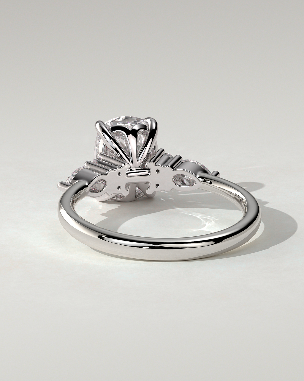 Sadie Trilogy Cushion Ring