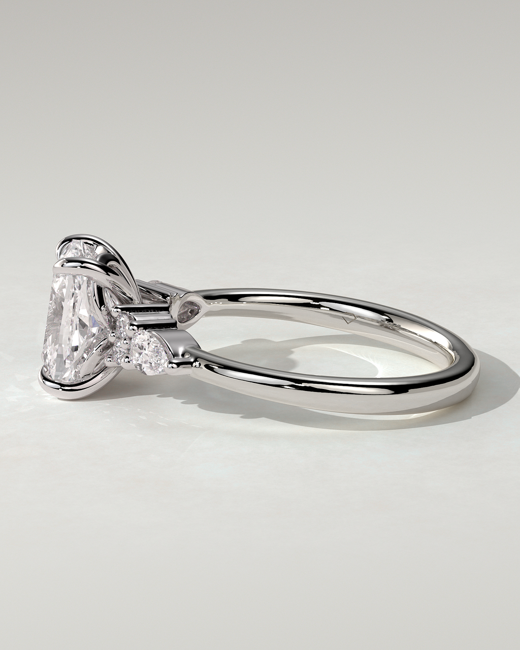 Sadie Trilogy Cushion Ring